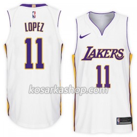 Dres Los Angeles Lakers Brook Lopez 11 Nike 2017-18 Bijela Swingman